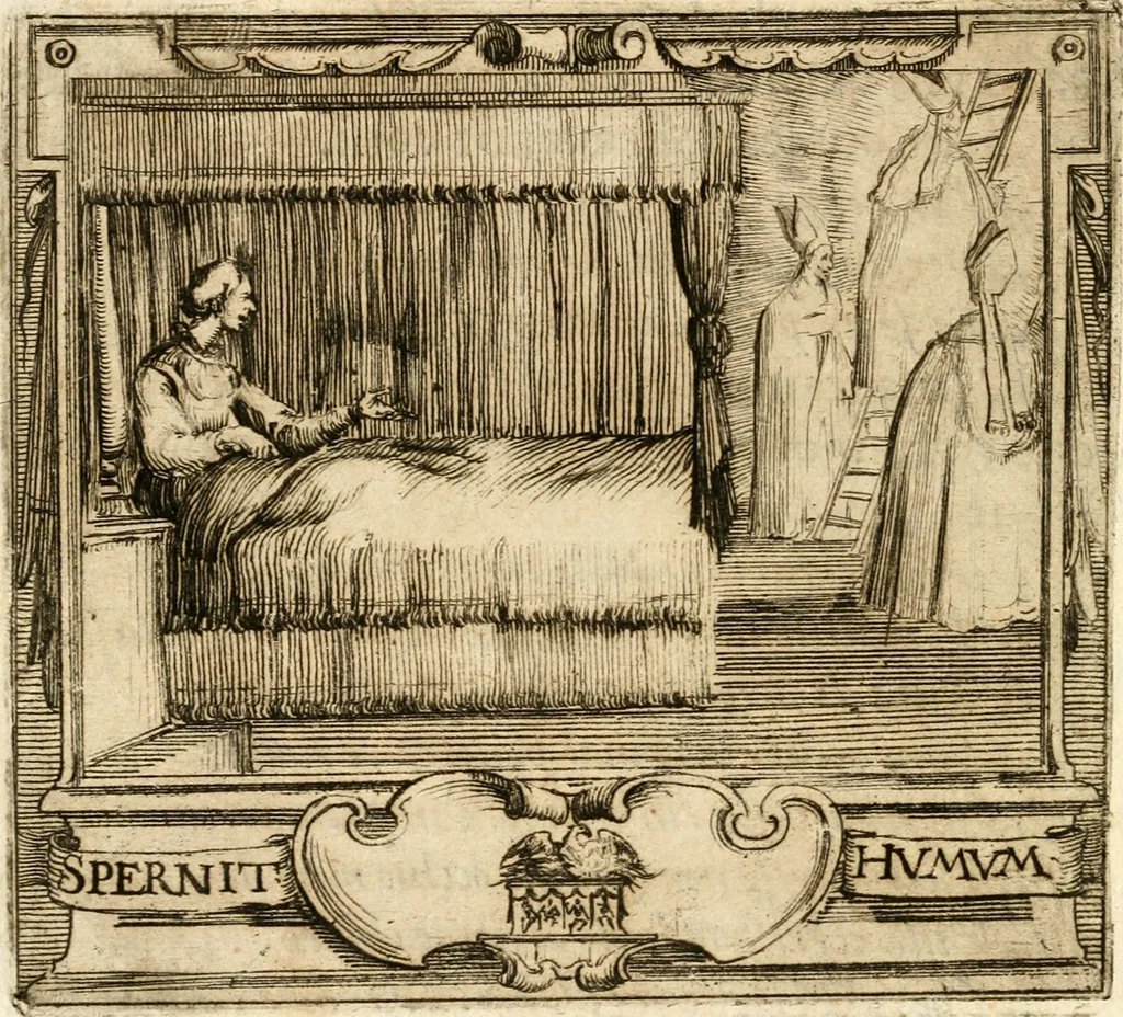 An illustration from Descrizion delle feste fatte in Firenze per la canonizzazione di Sto. Andrea Corsini, 1632, leaf 63
