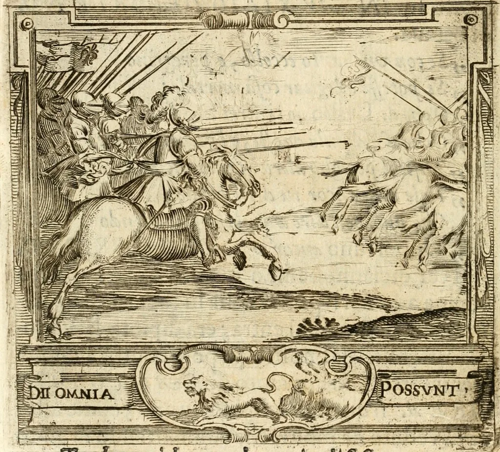An illustration from Descrizion delle feste fatte in Firenze per la canonizzazione di Sto. Andrea Corsini, 1632, leaf 67