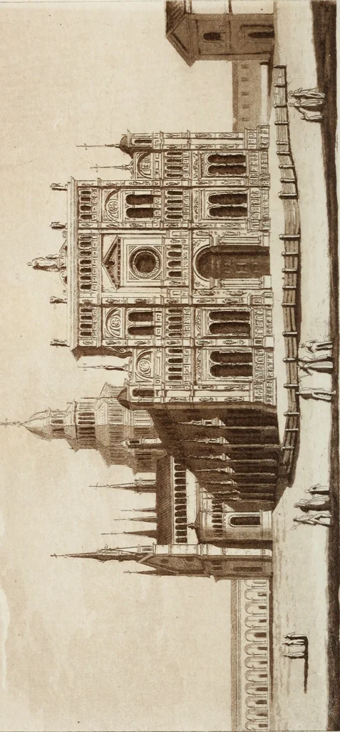 An illustration from Descrizione della celebre Certosa presso Pavia, 1823, leaf 5