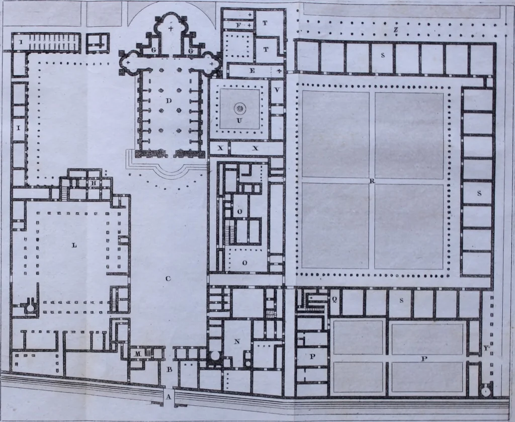 An illustration from Descrizione della celebre Certosa presso Pavia, 1823, leaf 53