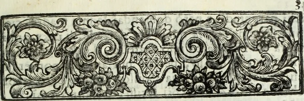 An illustration from Descrizione della provincia del Mugello con la carta geografica del medesimo : aggiuntavi un'antica cronica della nobil famiglia da Lutiano creduta di consorteria delli Ubaldini già signori dell'istesso Mugello, 1748, leaf 366
