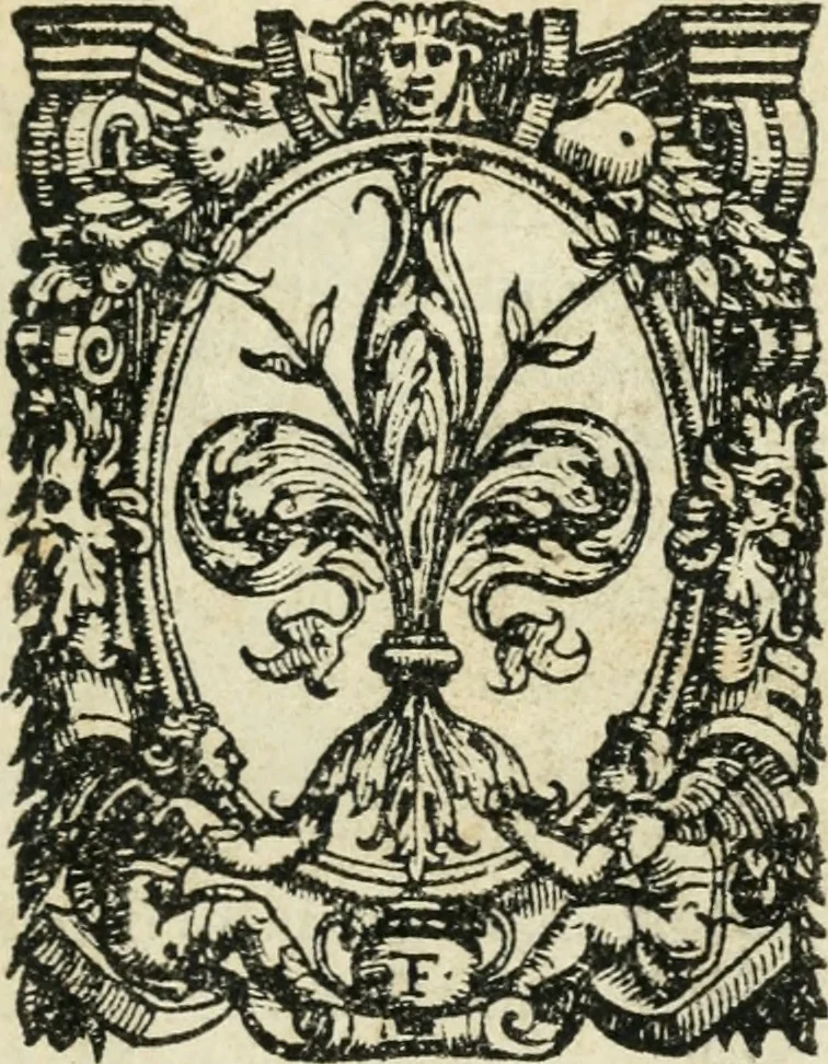 An illustration from Descrizione della entrata della serenissima regina Giovanna d'Avstria et dell'apparato, fatto in Firenze nella venuta, & per le felicissime nozze di Sua Altezza et dell'illustrissimo, & eccellentissimo s. Don Francesco de Medici, principe di Fiorenza, & di Siena, 1566, leaf 4