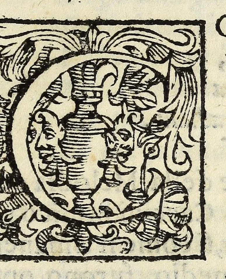 An illustration from Descrizione dellapparato, e degl'intermedi : fatti per la commedia rappresentata in Firenze : nelle nozze de' serenissimi Don Ferdinando Medici, e Madama Cristina di Loreno, gran duchi di Toscana, 1589, leaf 59