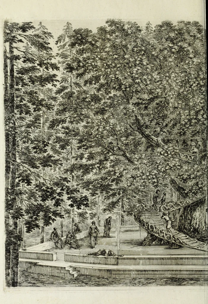 An illustration from Descrizione della regia villa, fontane, e fabbriche di Pratolino, 1742, leaf 33