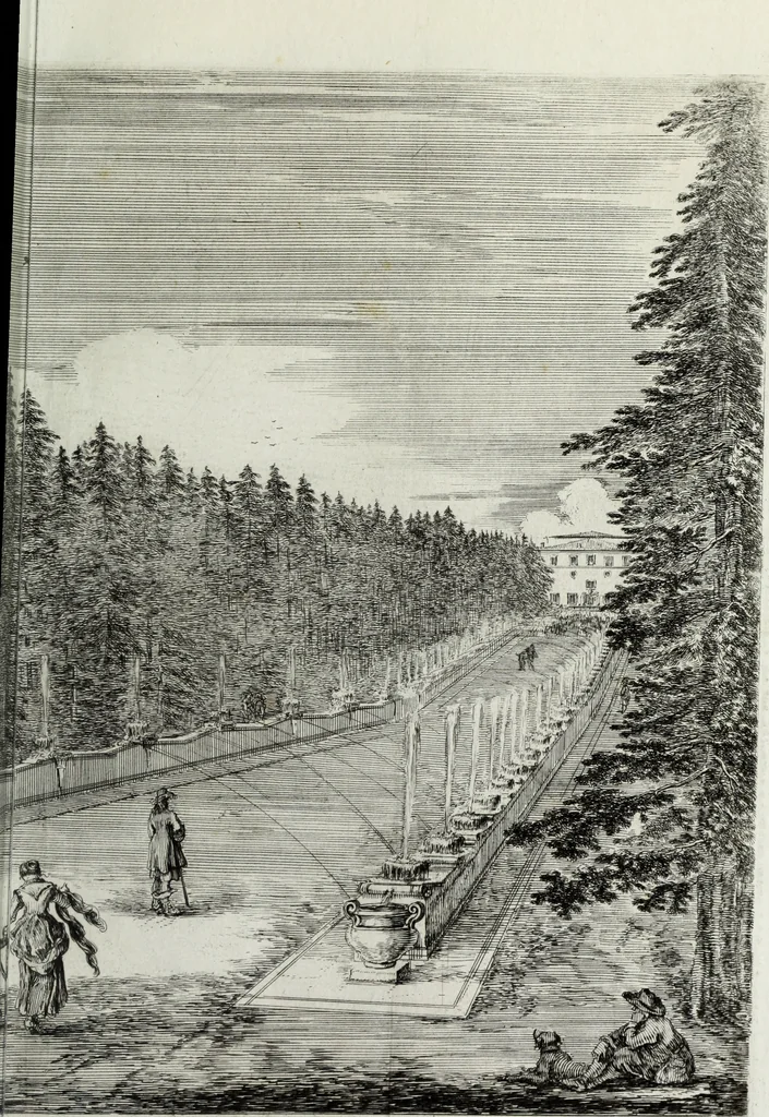 An illustration from Descrizione della regia villa, fontane, e fabbriche di Pratolino, 1742, leaf 38
