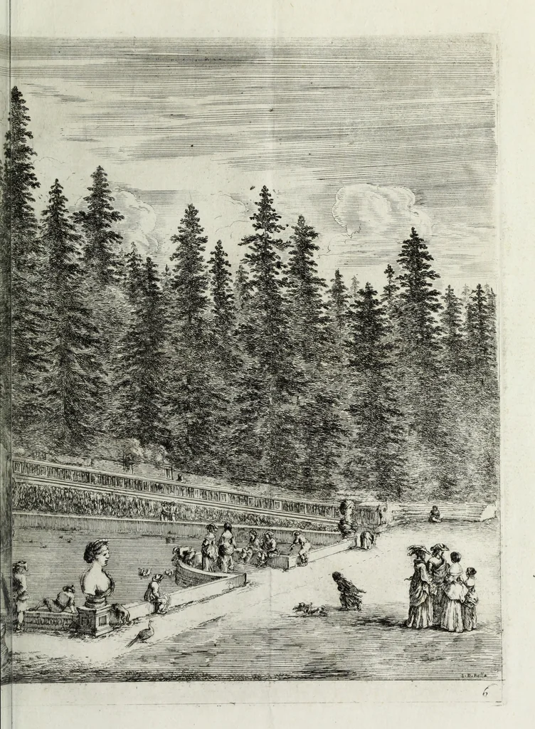 An illustration from Descrizione della regia villa, fontane, e fabbriche di Pratolino, 1742, leaf 54