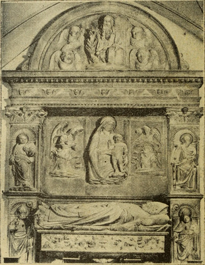 An illustration from Descrizione delle chiese di Narni e suoi dintorni le più importanti rispetto all'antichità e alle belle arti, 1898, leaf 108