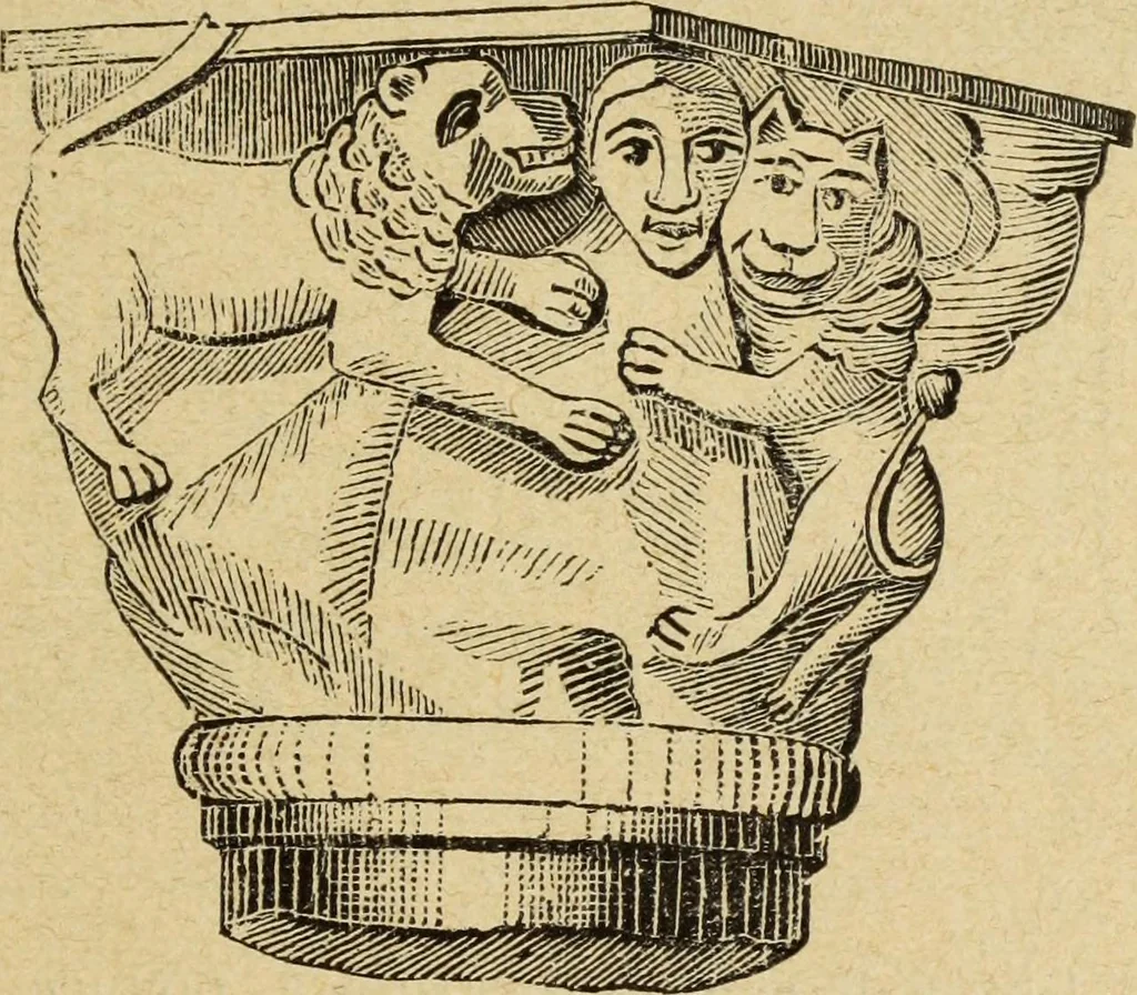 An illustration from Descrizione delle chiese di Narni e suoi dintorni le più importanti rispetto all'antichità e alle belle arti, 1898, leaf 215