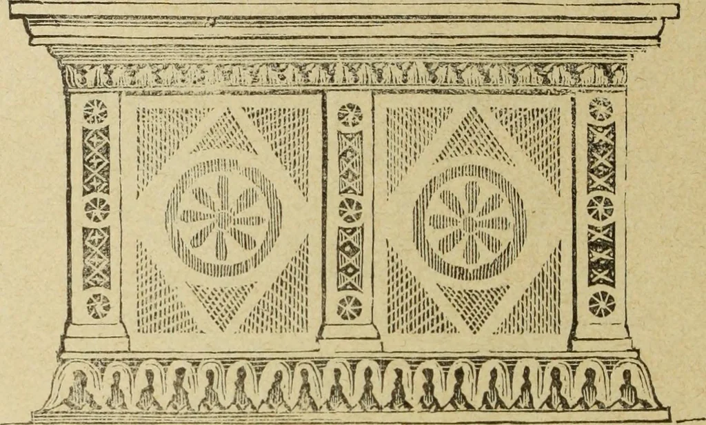 An illustration from Descrizione delle chiese di Narni e suoi dintorni le più importanti rispetto all'antichità e alle belle arti, 1898, leaf 216