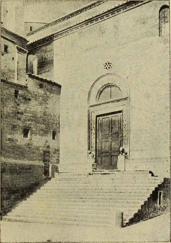An illustration from Descrizione delle chiese di Narni e suoi dintorni le più importanti rispetto all'antichità e alle belle arti, 1898, leaf 23