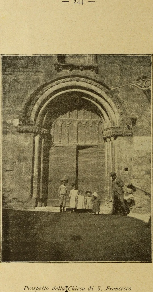An illustration from Descrizione delle chiese di Narni e suoi dintorni le più importanti rispetto all'antichità e alle belle arti, 1898, leaf 250