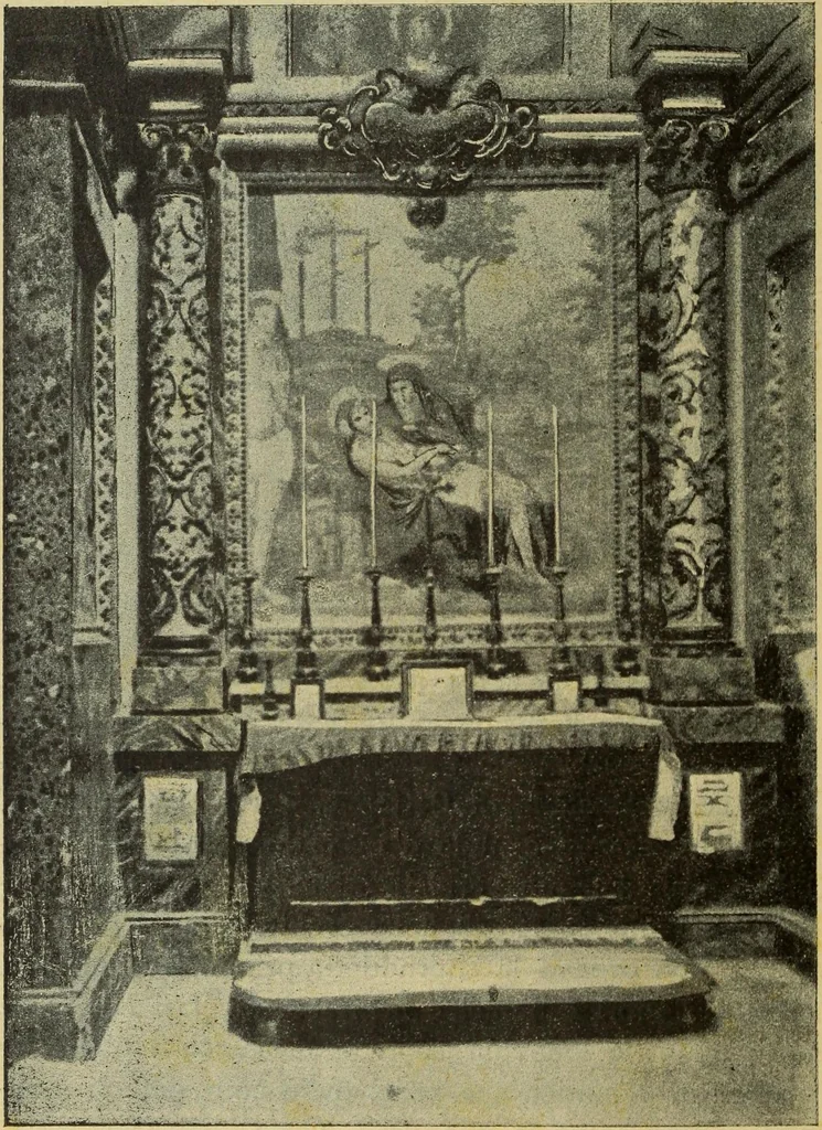 An illustration from Descrizione delle chiese di Narni e suoi dintorni le più importanti rispetto all'antichità e alle belle arti, 1898, leaf 38