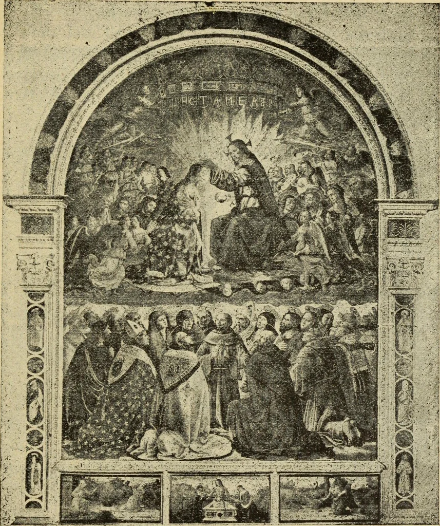 An illustration from Descrizione delle chiese di Narni e suoi dintorni le più importanti rispetto all'antichità e alle belle arti, 1898, leaf 395