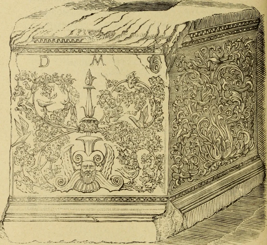 An illustration from Descrizione delle chiese di Narni e suoi dintorni le più importanti rispetto all'antichità e alle belle arti, 1898, leaf 436