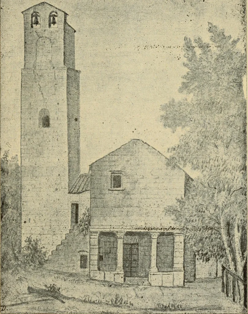 An illustration from Descrizione delle chiese di Narni e suoi dintorni le più importanti rispetto all'antichità e alle belle arti, 1898, leaf 445