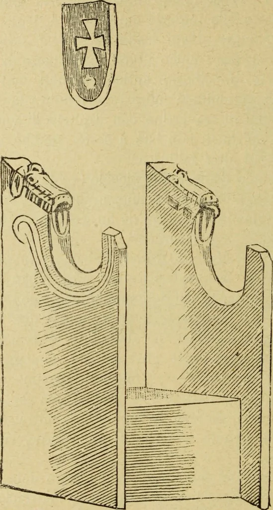 An illustration from Descrizione delle chiese di Narni e suoi dintorni le più importanti rispetto all'antichità e alle belle arti, 1898, leaf 450