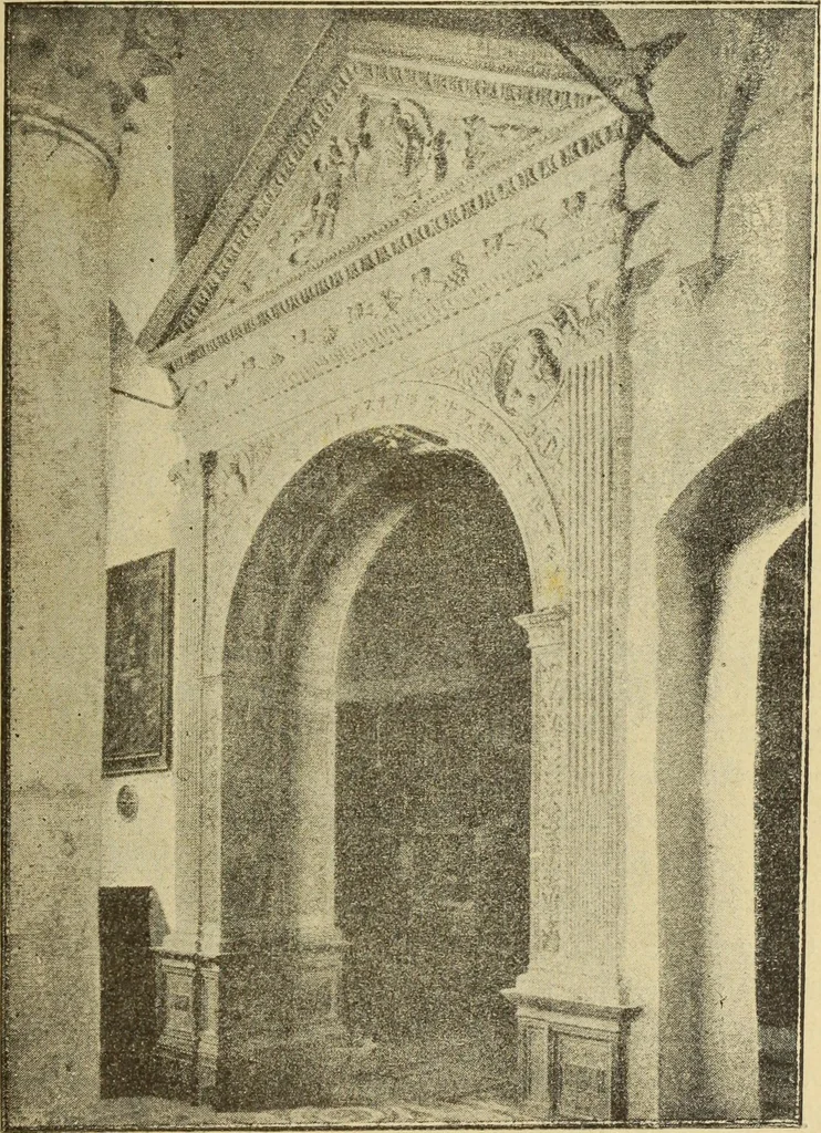 An illustration from Descrizione delle chiese di Narni e suoi dintorni le più importanti rispetto all'antichità e alle belle arti, 1898, leaf 65