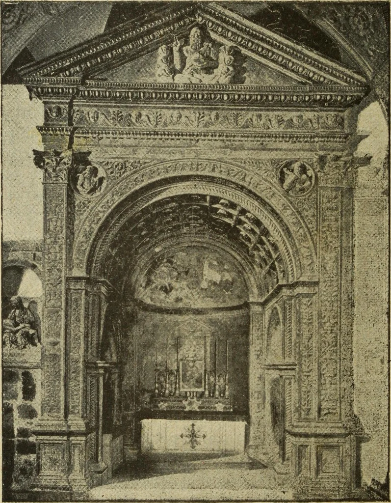An illustration from Descrizione delle chiese di Narni e suoi dintorni le più importanti rispetto all'antichità e alle belle arti, 1898, leaf 72