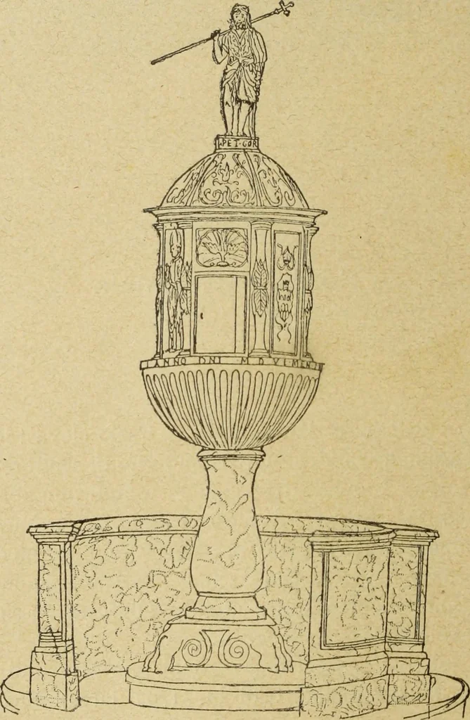 An illustration from Descrizione delle chiese di Narni e suoi dintorni le più importanti rispetto all'antichità e alle belle arti, 1898, leaf 88