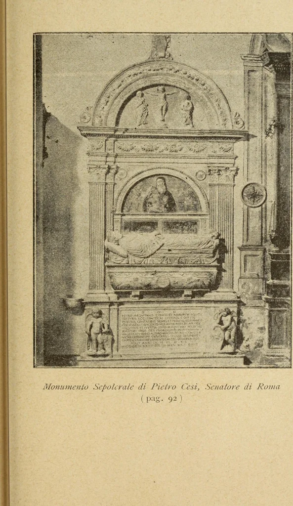 An illustration from Descrizione delle chiese di Narni e suoi dintorni le più importanti rispetto all'antichità e alle belle arti, 1898, leaf 99