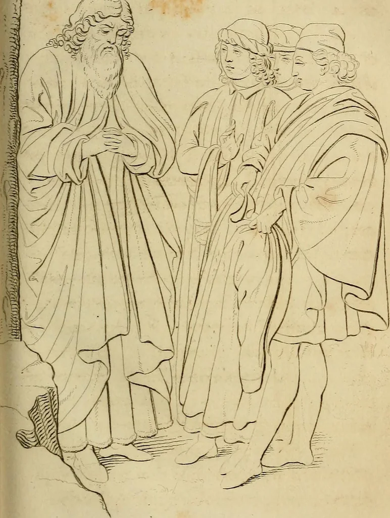 An illustration from Descrizione delle pitture del Campo Santo di Pisa coll' indicazione dei monumenti ivi raccolt, 1837, leaf 199