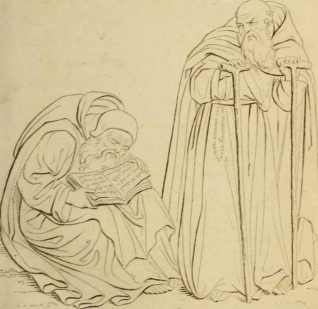 An illustration from Descrizione delle pitture del Campo Santo di Pisa coll' indicazione dei monumenti ivi raccolt, 1837, leaf 39
