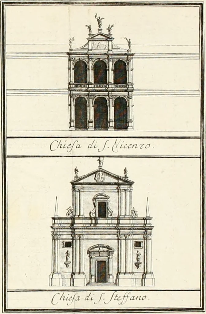 An illustration from Descrizione delle architetture, pitture e scolture di Vicenza, con alcune osservazioni, 1779, leaf 181
