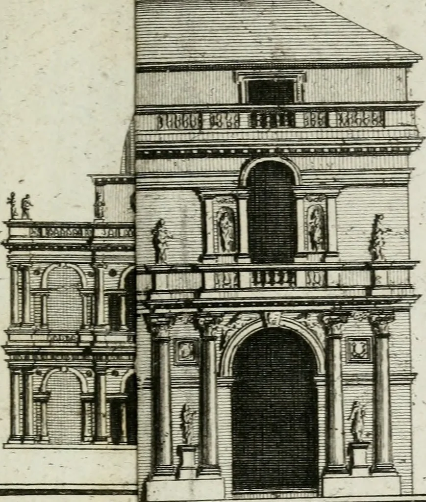 An illustration from Descrizione delle architetture, pitture e scolture di Vicenza, con alcune osservazioni, 1779, leaf 322