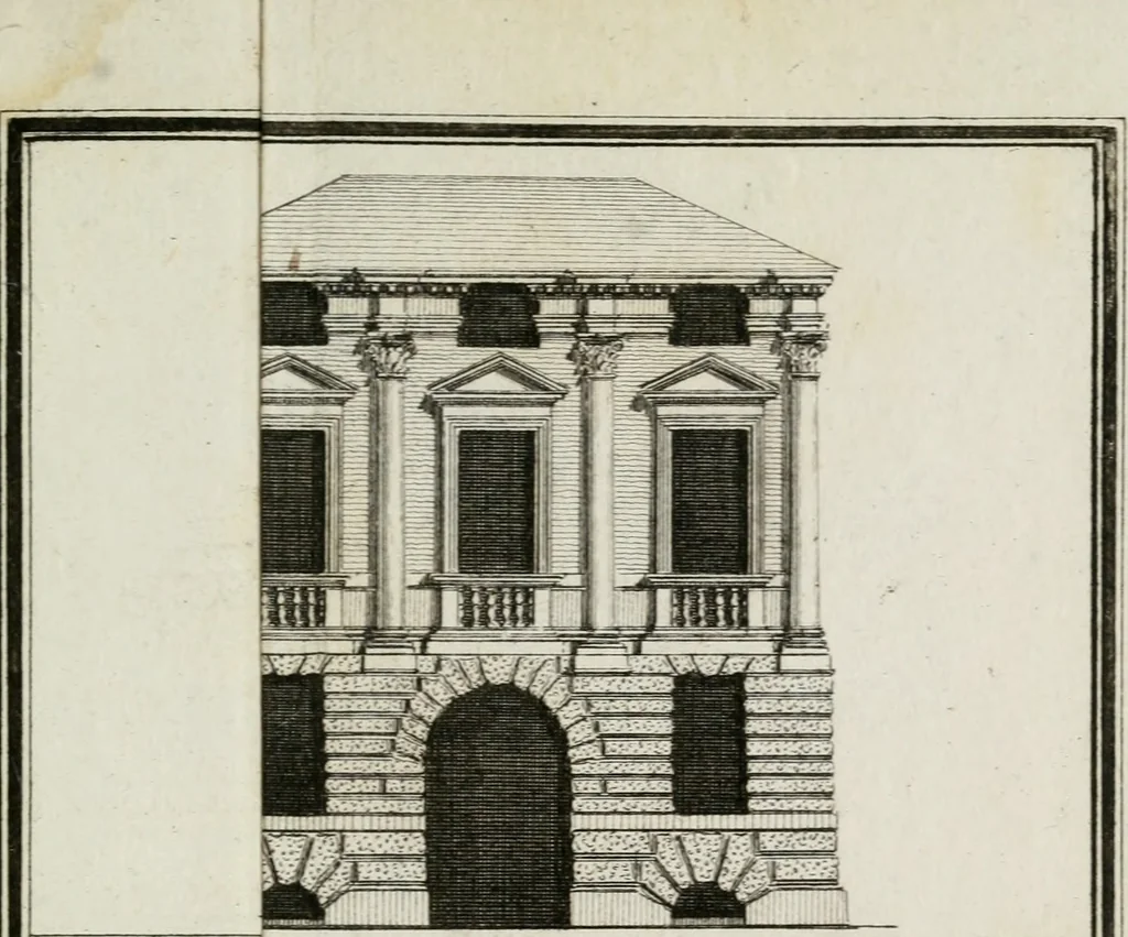 An illustration from Descrizione delle architetture, pitture e scolture di Vicenza, con alcune osservazioni, 1779, leaf 332