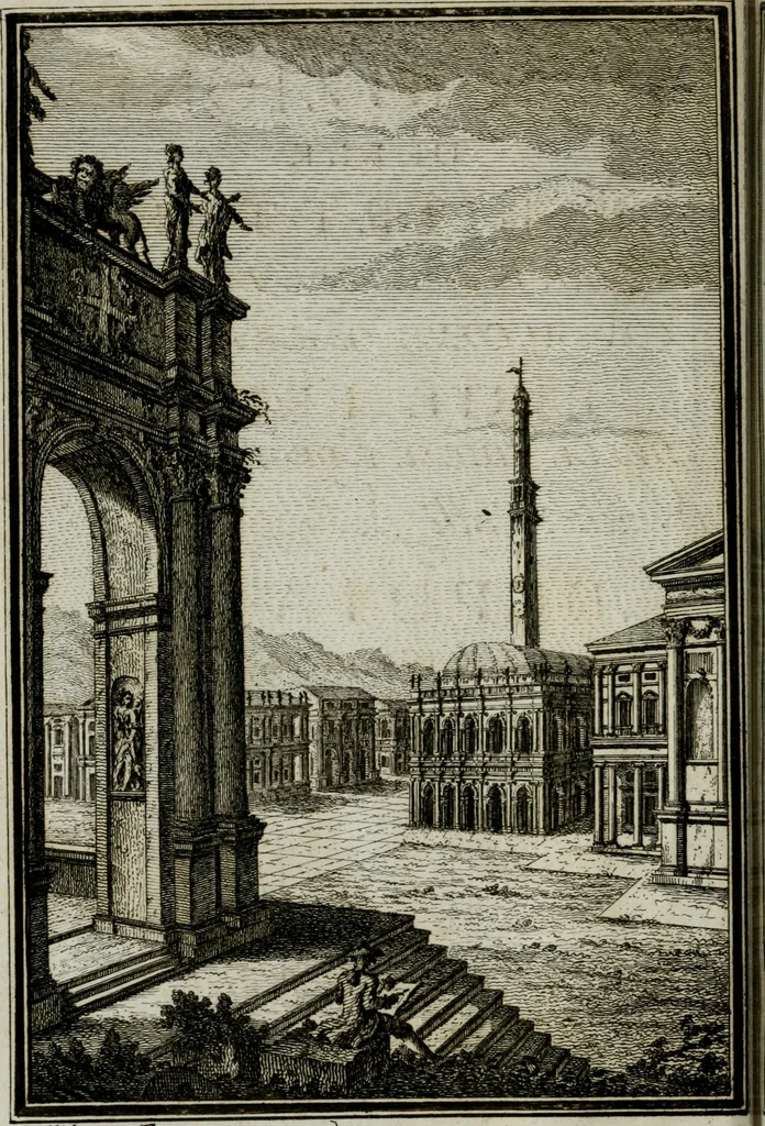 An illustration from Descrizione delle architetture, pitture e scolture di Vicenza, con alcune osservazioni, 1779, leaf 7