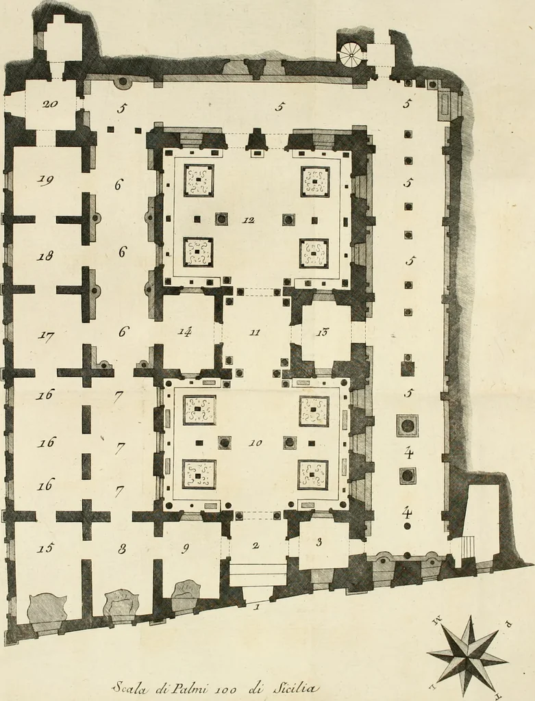 An illustration from Descrizione del museo d'antiquaria e del gabinetto d'istoria naturale del signor principe di Biscari, 1787, leaf 91