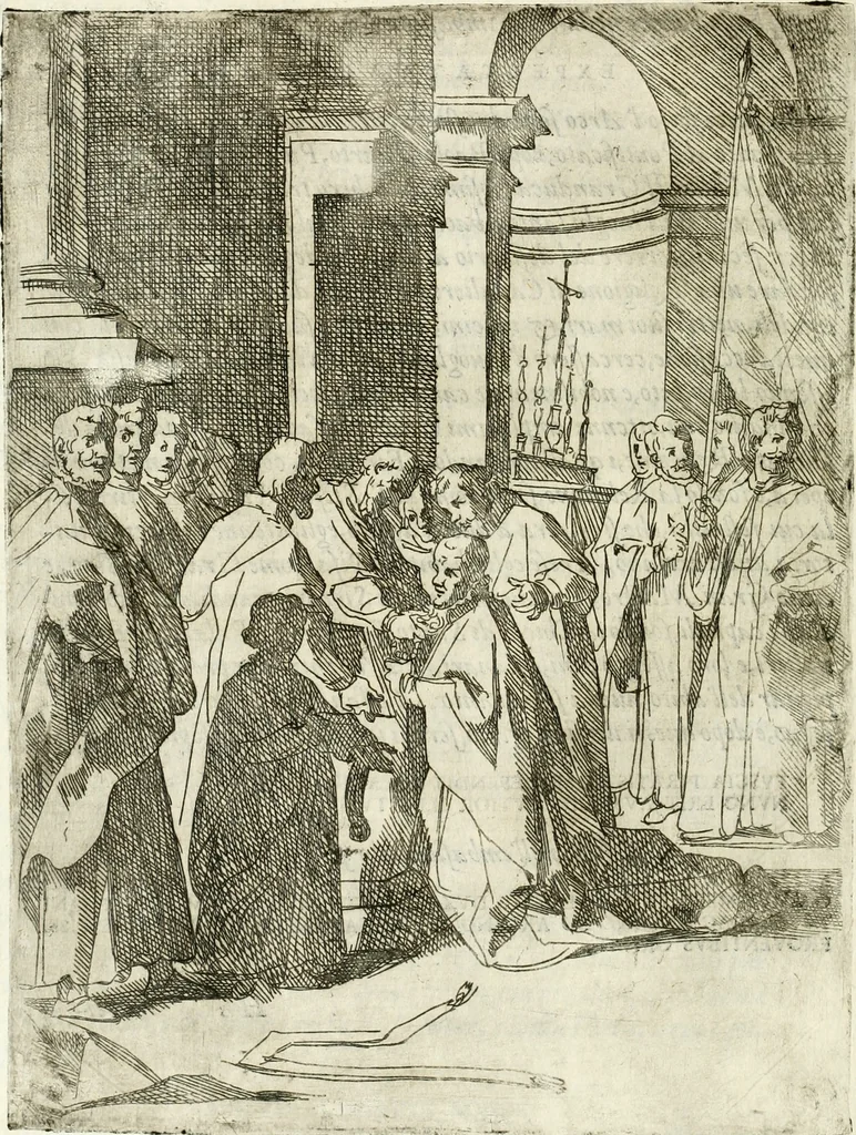 An illustration from Descrizione del regale apparato per le nozze della serenissima Madama Cristina di Loreno, moglie del serenissimo don Ferdinando Medici, III. granduca di Toscana, 1589, leaf 199