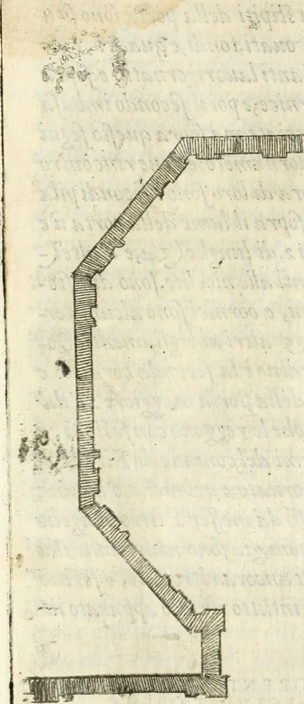 An illustration from Descrizione del regale apparato per le nozze della serenissima Madama Cristina di Loreno, moglie del serenissimo don Ferdinando Medici, III. granduca di Toscana, 1589, leaf 55