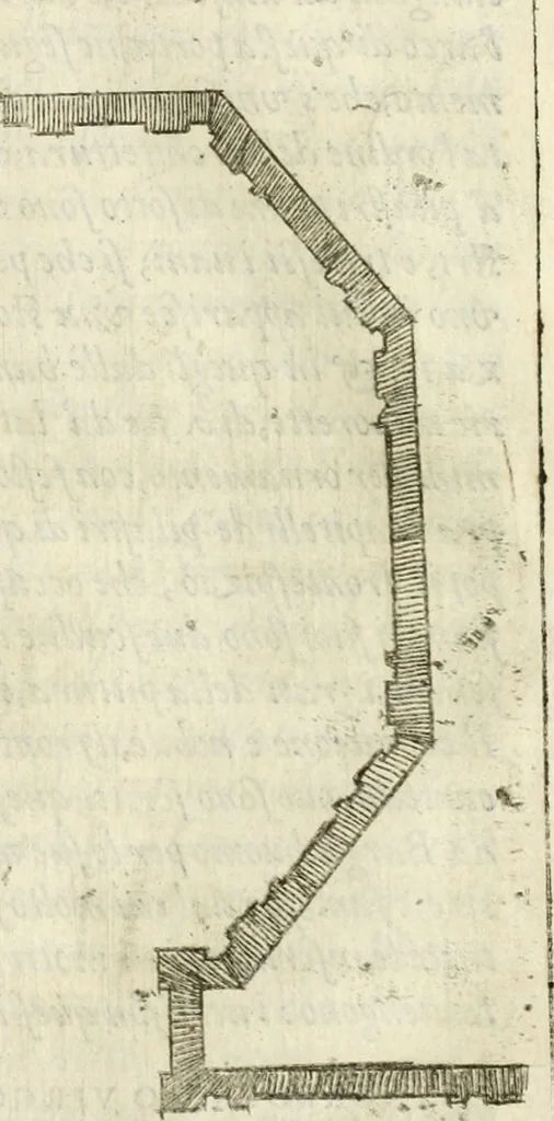 An illustration from Descrizione del regale apparato per le nozze della serenissima Madama Cristina di Loreno, moglie del serenissimo don Ferdinando Medici, III. granduca di Toscana, 1589, leaf 55