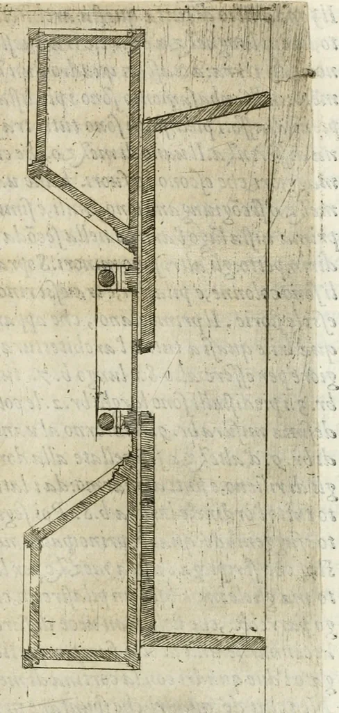 An illustration from Descrizione del regale apparato per le nozze della serenissima Madama Cristina di Loreno, moglie del serenissimo don Ferdinando Medici, III. granduca di Toscana, 1589, leaf 96