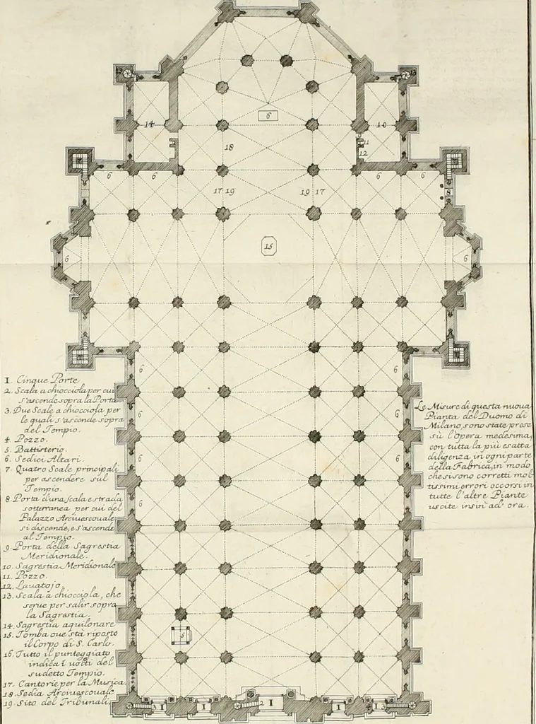 An illustration from Descrizione di Milano : ornata con molti disegni in rame delle fabbriche più cospicue, che si trovano in questa metropoli, 1737, leaf 111