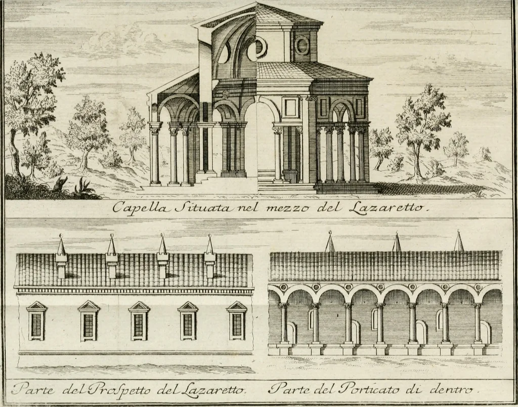 An illustration from Descrizione di Milano : ornata con molti disegni in rame delle fabbriche più cospicue, che si trovano in questa metropoli, 1737, leaf 312