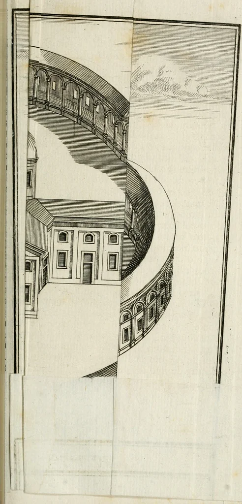 An illustration from Descrizione di Milano : ornata con molti disegni in rame delle fabbriche più cospicue, che si trovano in questa metropoli, 1737, leaf 372