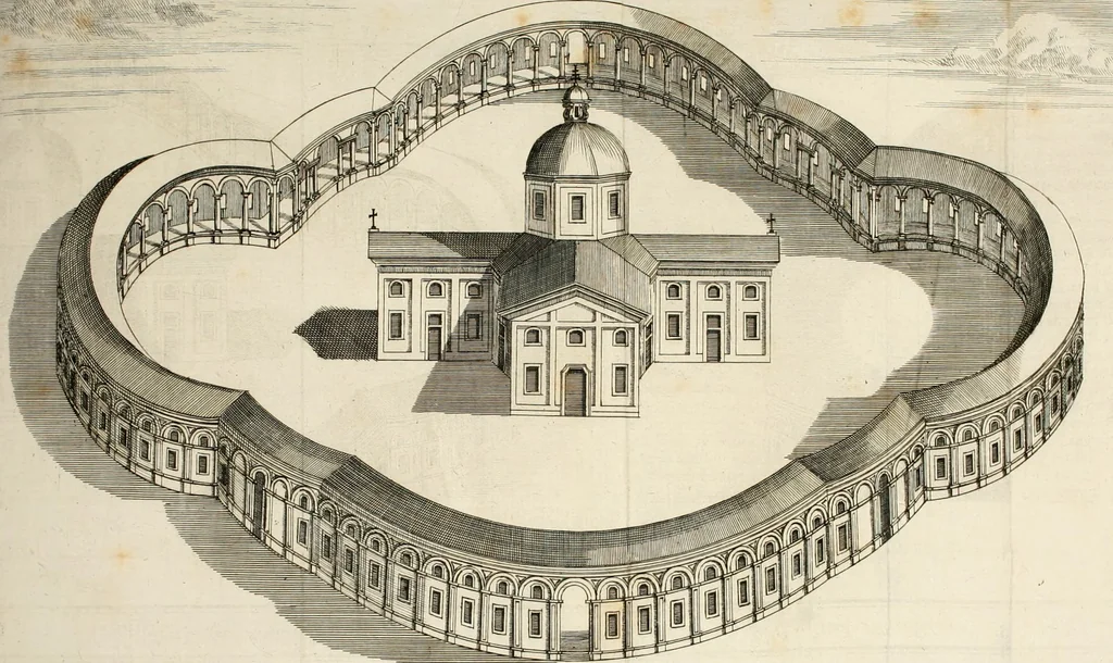 An illustration from Descrizione di Milano : ornata con molti disegni in rame delle fabbriche più cospicue, che si trovano in questa metropoli, 1737, leaf 373