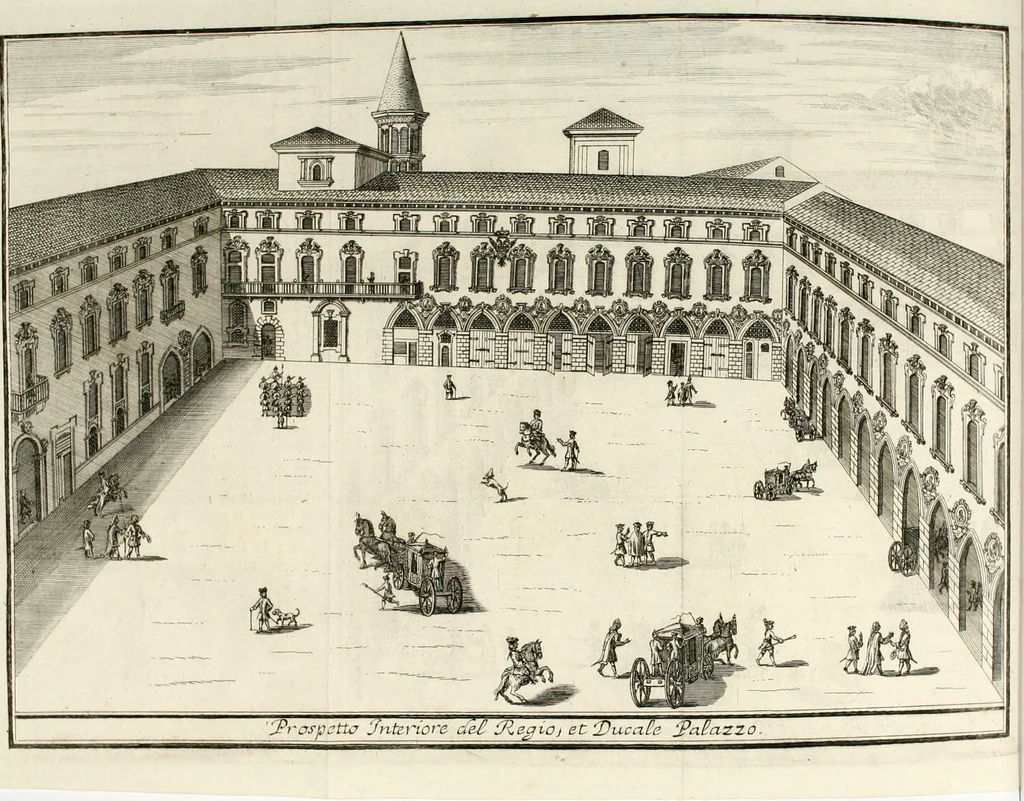 An illustration from Descrizione di Milano : ornata con molti disegni in rame delle fabbriche più cospicue, che si trovano in questa metropoli, 1737, leaf 166