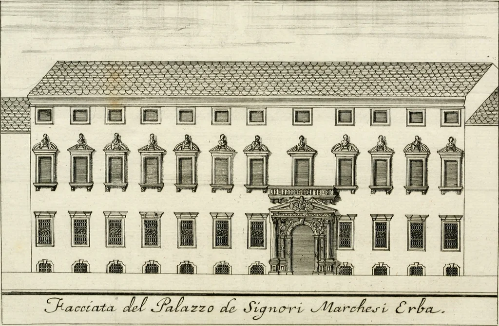 An illustration from Descrizione di Milano : ornata con molti disegni in rame delle fabbriche più cospicue, che si trovano in questa metropoli, 1737, leaf 295