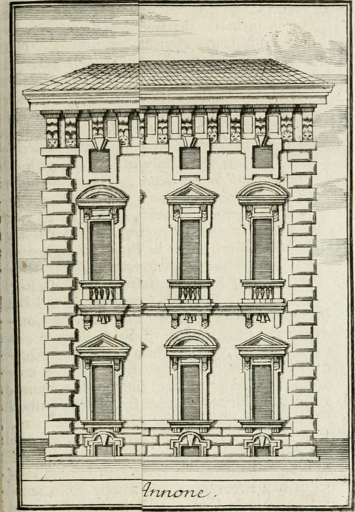 An illustration from Descrizione di Milano : ornata con molti disegni in rame delle fabbriche più cospicue, che si trovano in questa metropoli, 1737, leaf 318
