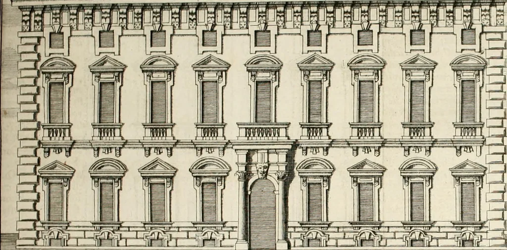 An illustration from Descrizione di Milano : ornata con molti disegni in rame delle fabbriche più cospicue, che si trovano in questa metropoli, 1737, leaf 319