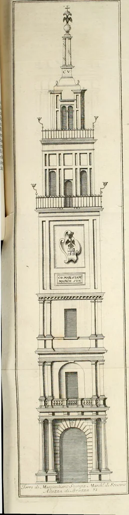 An illustration from Descrizione di Milano : ornata con molti disegni in rame delle fabbriche più cospicue, che si trovano in questa metropoli, 1737, leaf 181