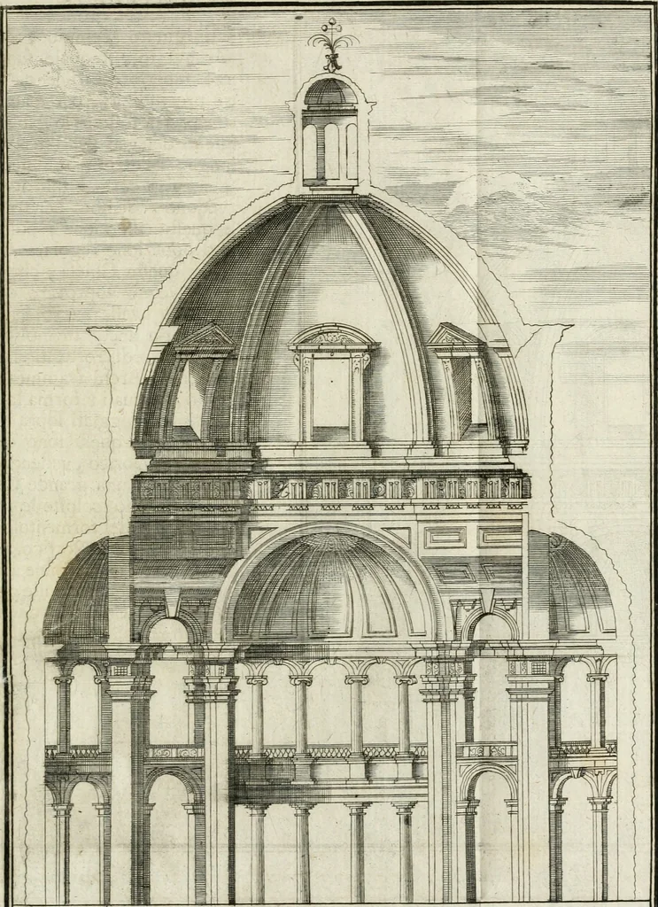 An illustration from Descrizione di Milano : ornata con molti disegni in rame delle fabbriche più cospicue, che si trovano in questa metropoli, 1737, leaf 344