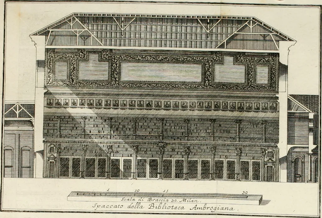 An illustration from Descrizione di Milano : ornata con molti disegni in rame delle fabbriche più cospicue, che si trovano in questa metropoli, 1737, leaf 123