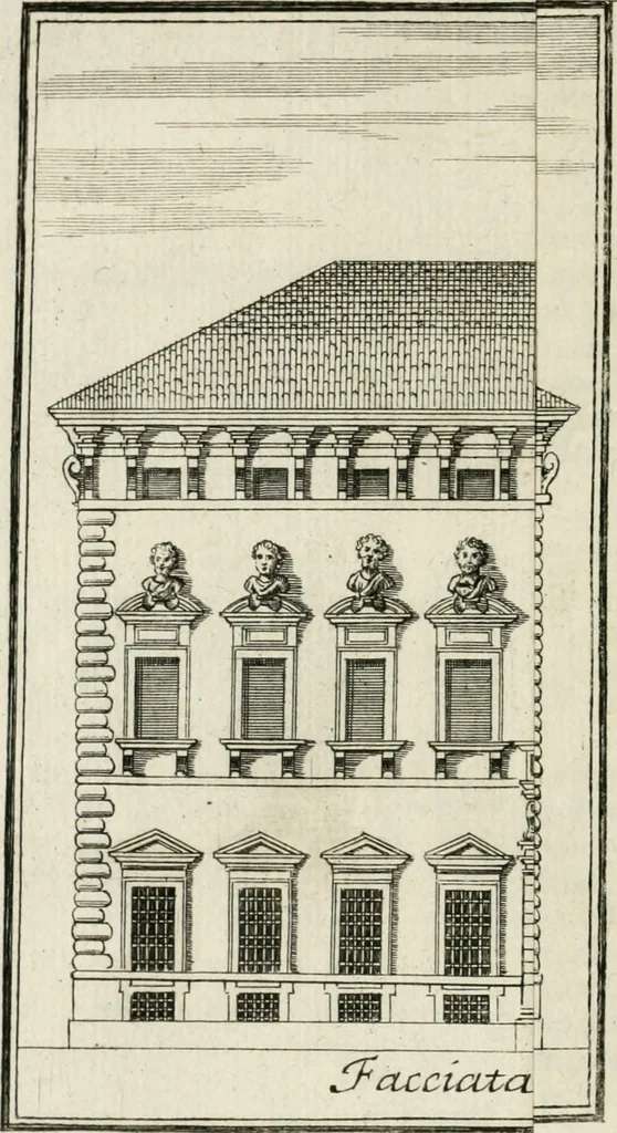 An illustration from Descrizione di Milano : ornata con molti disegni in rame delle fabbriche più cospicue, che si trovano in questa metropoli, 1737, leaf 41