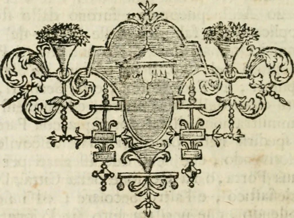 An illustration from Descrizione di Milano : ornata con molti disegni in rame delle fabbriche più cospicue, che si trovano in questa metropoli, 1737, leaf 481