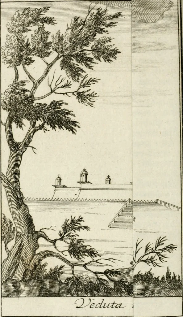 An illustration from Descrizione di Milano : ornata con molti disegni in rame delle fabbriche più cospicue, che si trovano in questa metropoli, 1737, leaf 501