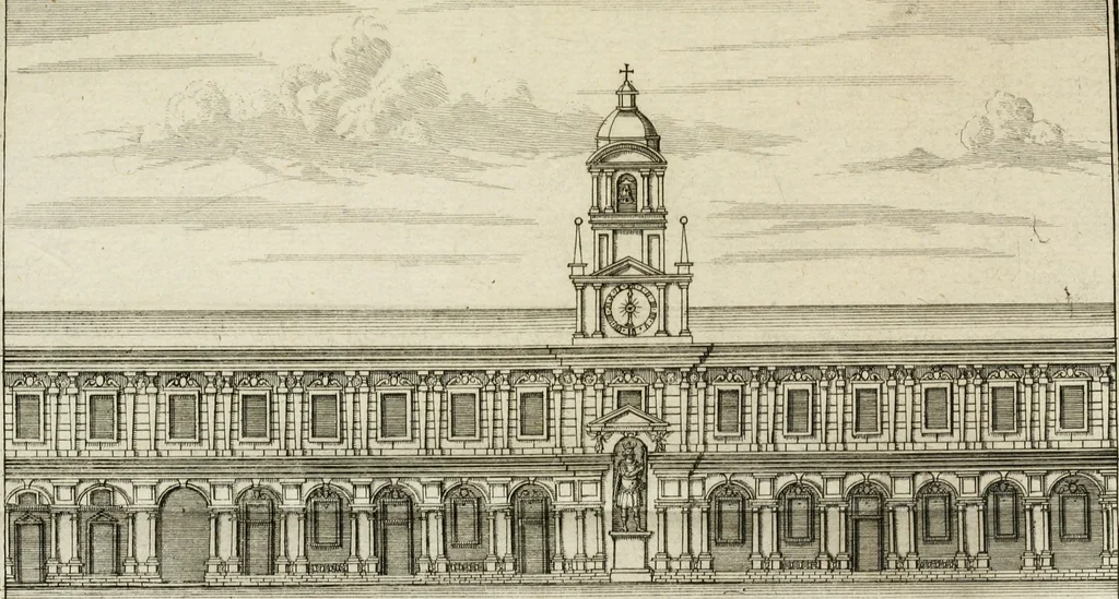 An illustration from Descrizione di Milano : ornata con molti disegni in rame delle fabbriche più cospicue, che si trovano in questa metropoli, 1737, leaf 198